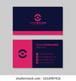 Modern Business Card Design Template. Professional Visiting Card.