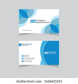 Modern business card design template. Decoration name card design. Vector business card design colorful name card 