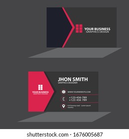 Modern Business card design template.