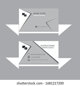 Modern Business card design template.