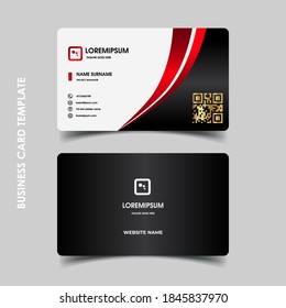 Modern business card design template. decoration name card design.