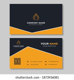 Modern business card design template. decoration name card design