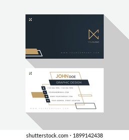 Modern Business Card Design template, for business and personal use, vector illustration design