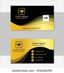 Modern business card design template