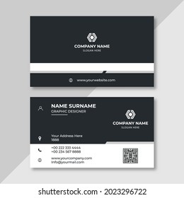 Modern business card design template