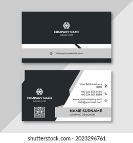 Modern business card design template