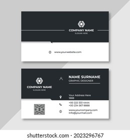 Modern business card design template