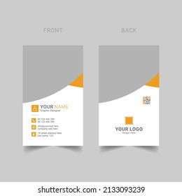 Modern business card design template vector