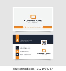 Modern business card design template