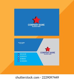 modern business card design template.