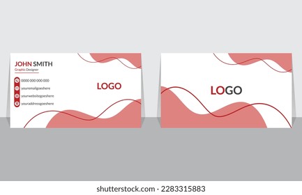 modern business card design template