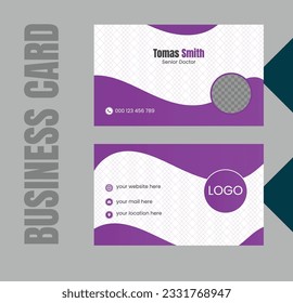 Modern Business Card Design Template.