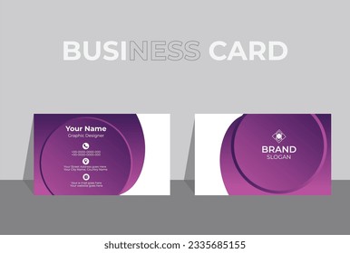 Modern Business card Design Template. Creative and clean design Template. Elegant Business card. Personal visiting card abstract Design. Creative Modern name card.