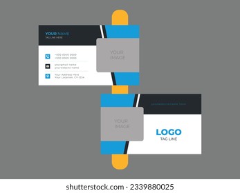 Modern business card design  template 