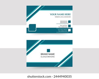 modern business card design Business Card Template Design Abstract Modern Icon Color for Luxury Presentation of Simple Corporate Identity Concept.