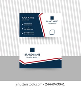 modern business card design Business Card Template Design Abstract Modern Icon Color for Luxury Presentation of Simple Corporate Identity Concept.