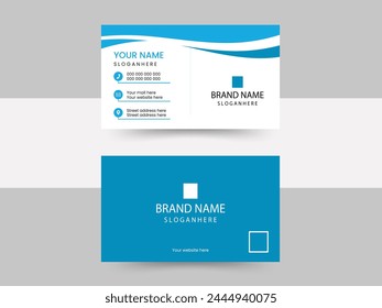 modern business card design Business Card Template Design Abstract Modern Icon Color for Luxury Presentation of Simple Corporate Identity Concept.