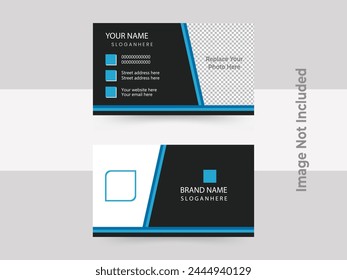 modern business card design Business Card Template Design Abstract Modern Icon Color for Luxury Presentation of Simple Corporate Identity Concept.
