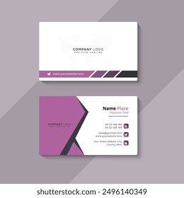 modern business card design template