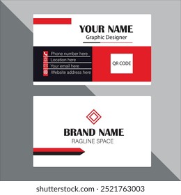 Modern business card design template. Business card template.