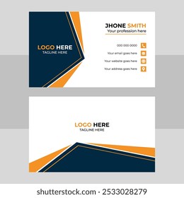 Modern business card design template