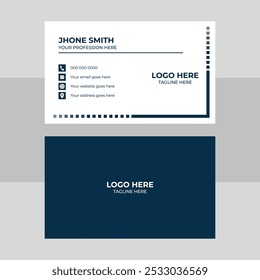 Modern business card design template