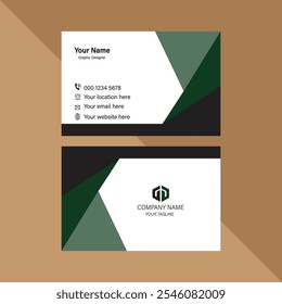 Modern business card design template