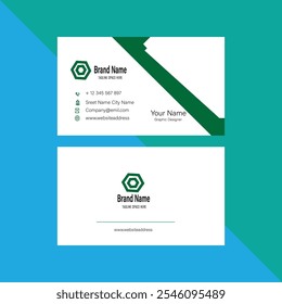 Modern business card design template