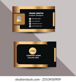 Modern business card design template