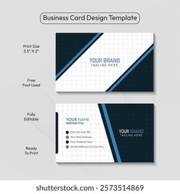 Modern  Business Card Design Template