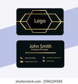 modern business card design template