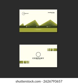 modern business card design template. editable abstract vector background for branding