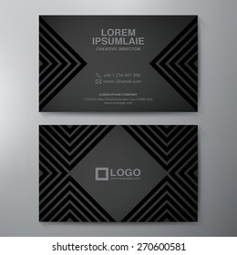 Modern Business card Design Template. Vector illustration