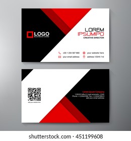 Modern Business card Design Template. Vector illustration