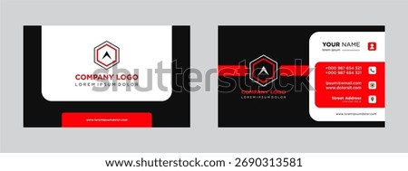 Modern business card design template