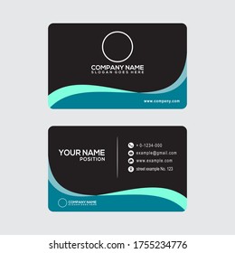 Modern business card design templates