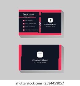 modern business card design. vector design.