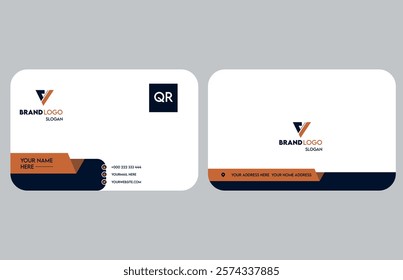 modern business card design, vector