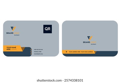 modern business card design, vector