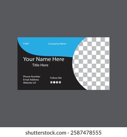 modern business card design vector template