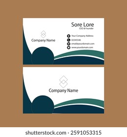 Modern business Card Design. Visiting Card Design, Creative Business Card Design