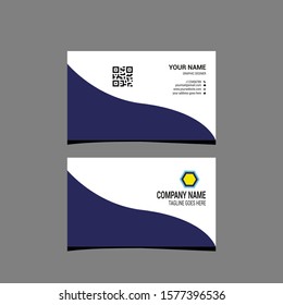 Modern business card design.Simple business card vector.