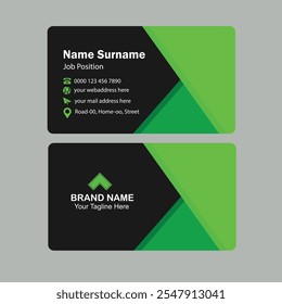 Modern Business Card. Illustrator 10 Version.