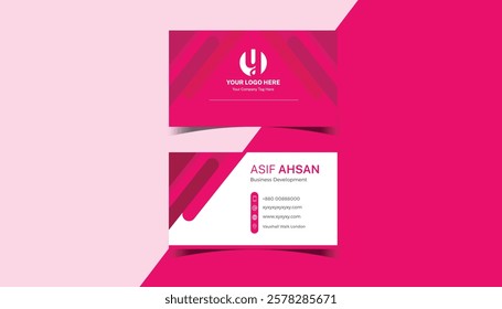 Modern Business Card Layout. Creative Modern Business Card. Corporate design template, Clean professional business template, and visiting card.