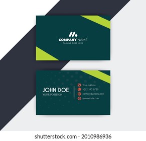 Modern Business Card Layout template 