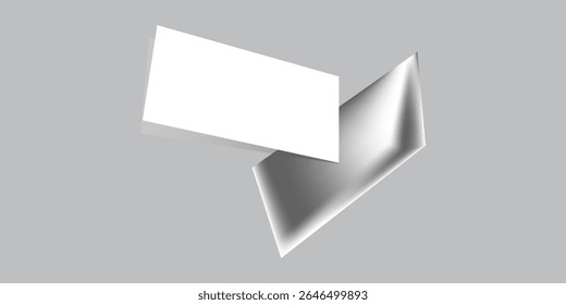Modern business card mockup template with clipping path. Mock-up design for presentation branding, corporate identity, advertising, personal, stationery, graphic designers presentations. 3d Rendering
