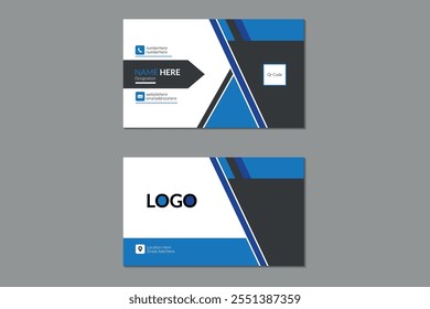 modern business card with simple and clean concept	