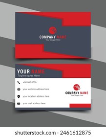 Modern Business Card, Simple And Creative Business Card, Professional And Corporate Business Card Template