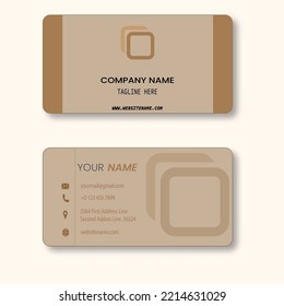 Modern business card. Simple business card design. Creative and elegant business card design. Simple business card templates. Vector illustrations. Eps 10