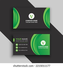 Modern business card. Simple business card design. Creative and elegant business card design. Simple business card template.
